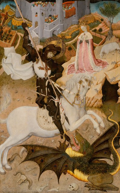 Aziz George ve Ejderha, 143435. by Bernat Martorell