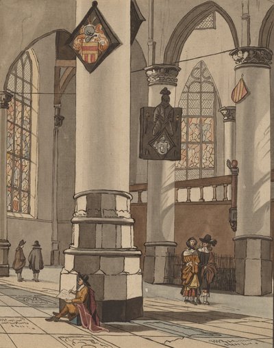 Kilise İçi, 1774. by Bernhard Schreuder