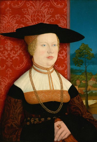 Margarethe Vöhlin, 1527. by Bernhard Strigel