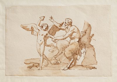 tava ve aşk tanrısı by Bertel Thorvaldsen