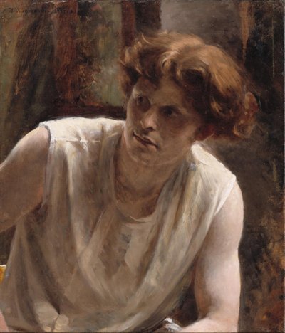 Kadın Model Çalışması by Bertha Wegmann