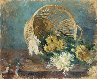 Kasımpatı veya Devrilmiş Sepet, 1885 by Berthe Morisot
