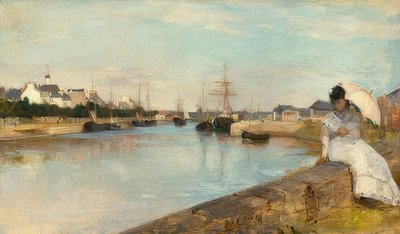 Lorient limanı. 1869 by Berthe Morisot