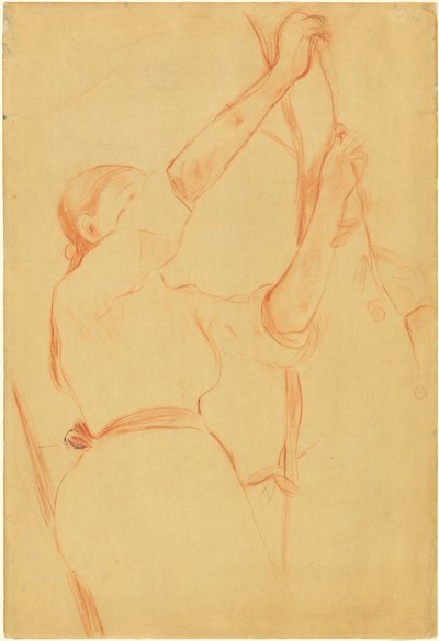 Kiraz Toplayan Kız, 1891. by Berthe Morisot