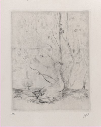 Kaz, 1889. by Berthe Morisot