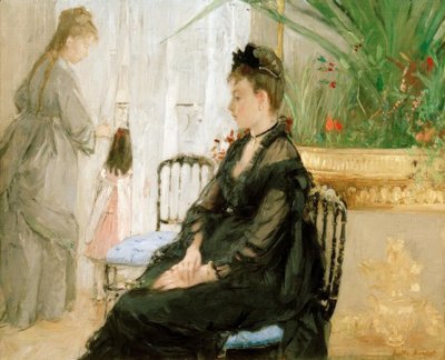 İç mekan by Berthe Morisot