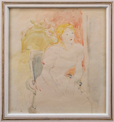 Oturan Julie by Berthe Morisot