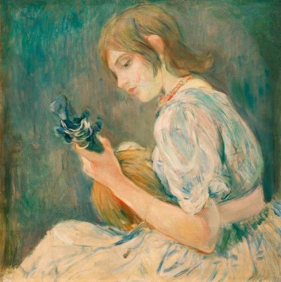 Mandolin by Berthe Morisot