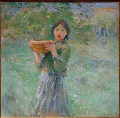 Süt kasesi by Berthe Morisot