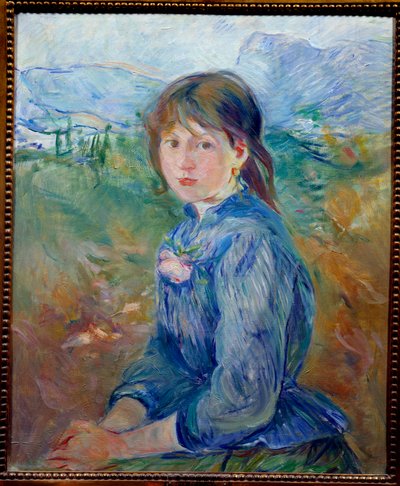 La petite nicoise Boyama Berthe Morisot tarafından by Berthe Morisot