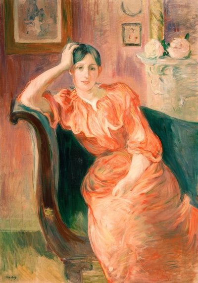 dadı ve bebek by Berthe Morisot