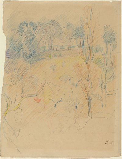 Bahar Manzarası, c. 18901891. by Berthe Morisot