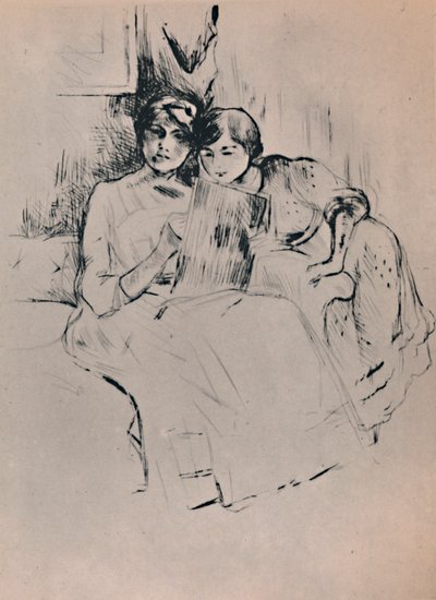 Çizim Dersi, c.1888-1890, 1946. by Berthe Morisot