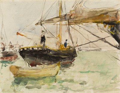 Bir Yatın Önü by Berthe Morisot