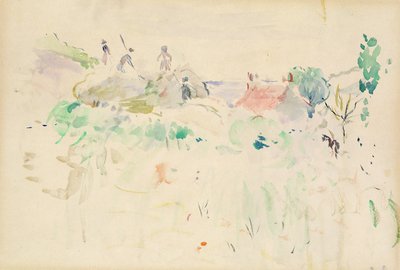 ಜರ್ಸಿಯಲ್ಲಿನ ಹೇಸ್ಟಾಕ್ಸ್, 1886 ಟರ್ಕ್ by Berthe Morisot