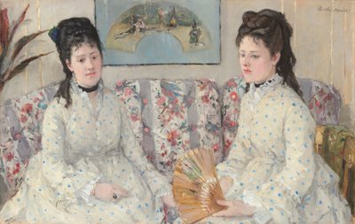 Kızkardeşler, 1869 by Berthe Morisot