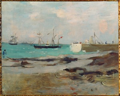 Boulogne liman ağzı (tuval üzerine resim) by Berthe Morisot