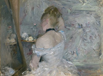 Tuvaletteki Kadın, 1875-1880 by Berthe Morisot