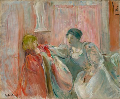 genç kadın ve çocuk by Berthe Morisot