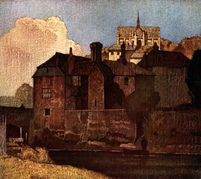 Arundel, Batı Sussex, 1926. by Bertram Nicholls