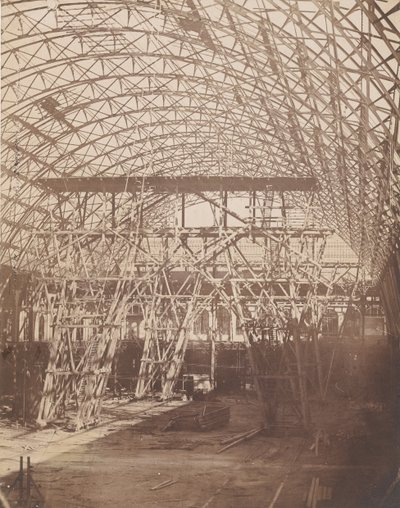 [1855 Evrensel Sergisi için İnşaat, 1855. by Bertsch et Arnaud