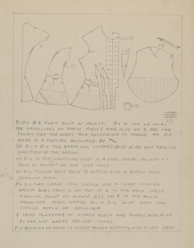 Elbise kalıbı by Bessie Forman