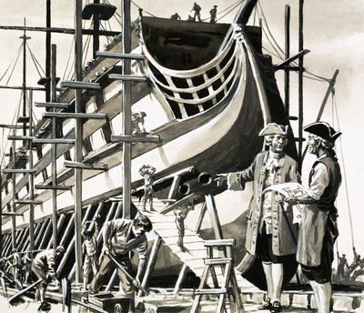 Bir Servet Veren Denizci (Thomas Coram) by Bill Lacey