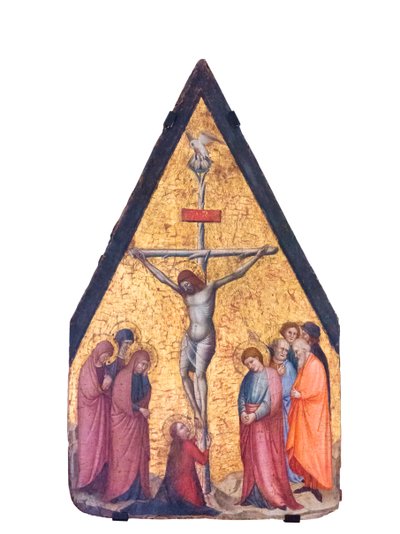 Çarmıha gerilme (tahta üzerine tempera ve altın) by Bitino da Faenza