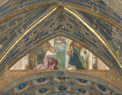 Apsis, Superarch, Boccaccio Boccaccino, Müjde 1506-07 by Boccaccio Boccaccino
