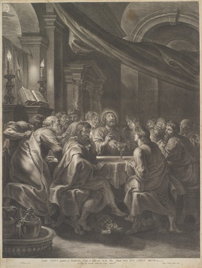 Kutsal Komünyon by Boetius Adams Bolswert