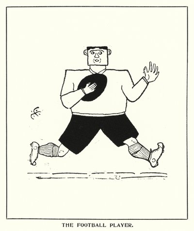 Oxford Quips: Futbolcu (lito) by Bohun Lynch