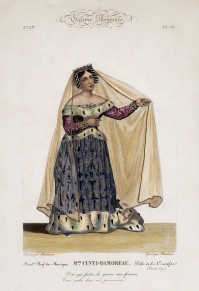 Laure Cinti-Damoreau, Fransız soprano, Kraliyet Müzik Akademisi