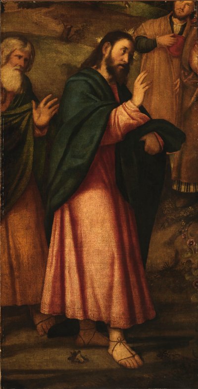 İnsanlara Hitap Eden İsa, 16. yüzyılın ortaları by Bonifacio de