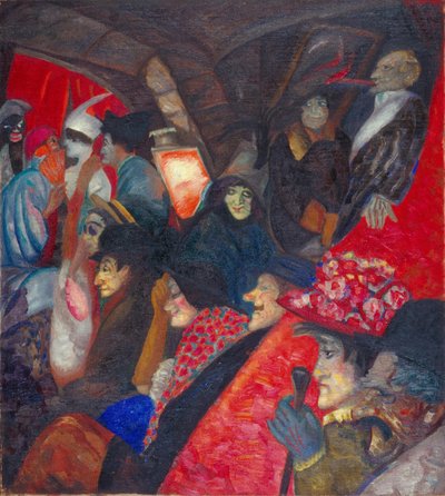 Kabare Kara Kedi, 1913 by Boris Dmitrievich Grigoriev