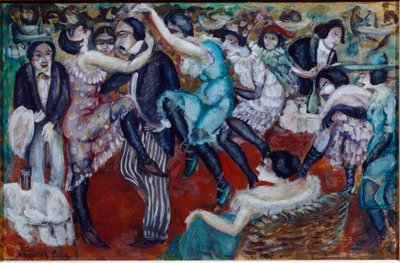 ""Singing Cafe"" (Singing Cafe) - Boyama Boris Dmitrievich Grigoriev (1886-1939) by Boris Dmitrievich Grigoriev