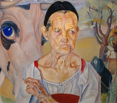 Döngüden Dairywoman The Faces of Russia, 1917 by Boris Dmitrievich Grigoriev