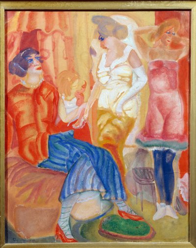 "Kadınlar" (Kadınlar) - Boyama Boris Dmitrievich Grigoriev (1886-1939) by Boris Dmitrievich Grigoriev