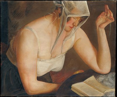 Kadın Okuma, c. 1922 by Boris Dmitrievich Grigoriev
