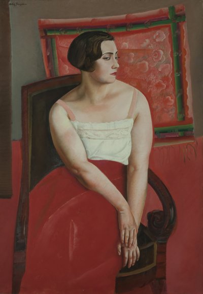 Genç Bir Kadının Portresi. by Boris Dmitryevich Grigoriev