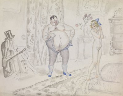 Gece Buluşması by Boris Mikhailovich Kustodiev