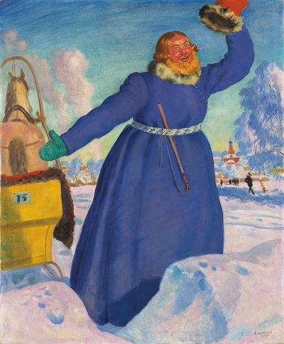 Arabacı, 1923 by Boris Mikhailovich Kustodiev
