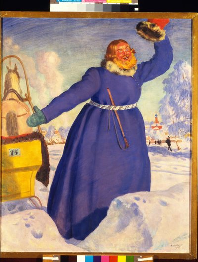 Pervasız Bir Arabacı. Boris Michaylovich Kustodiev