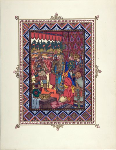 Masal için çizim Marya Morevna (Maria des mers) par Zvorykin, Boris Vasilievich (1872