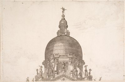 Santa Maria della Salute 1631 için alayı by Boschini