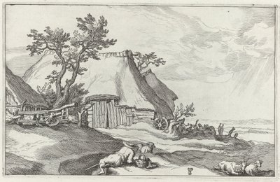 Çiftlik ile manzara by Boëtius Adamsz. Bolswert