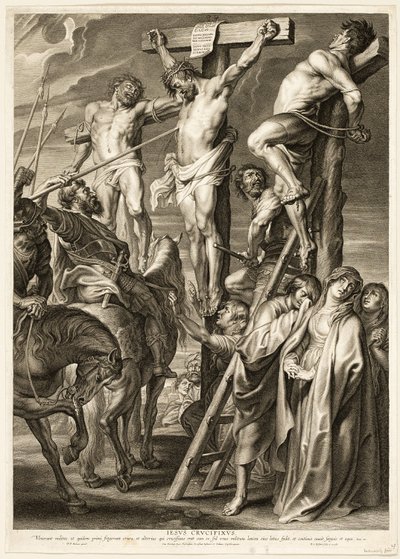 Çarmıha Gerilme (Mızrak Darbesi) by Boëtius Adamsz. Bolswert