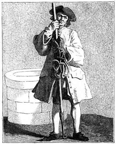 Bir Kuyu Temizleyici, 1737-1742. by Bouchardon