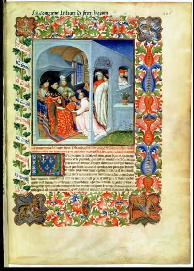 Bayan Fr 2810 f.226, Kardeş Hayton, kitabını Jean Sans Peur