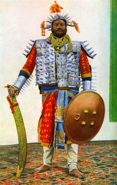 Bir cellat, Rewah Rewa, Hindistan, 1922. by Bourne and Shepherd