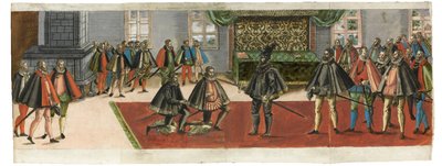 Bir şövalye. Ne görkemli törenlerle temiz tanımından..., 1587. by Boys